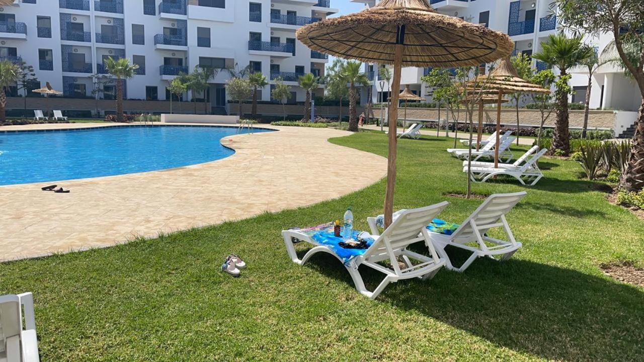 Appartement De Luxe Avec Piscine A 5 Min De La Plage Martil Esterno foto